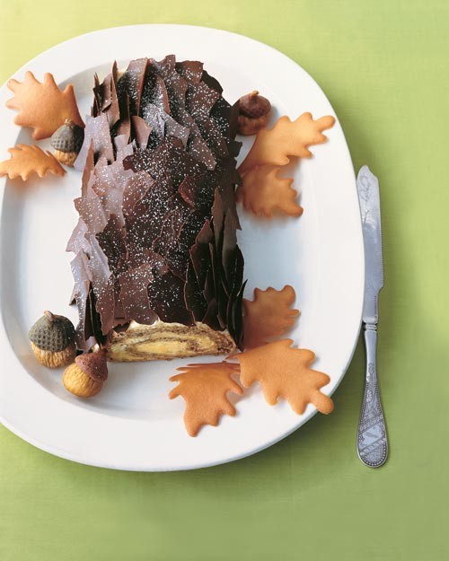 walnut orange buche de noel valentines tea party