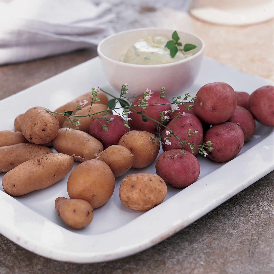 Potatoes with Mint Mayonnaise