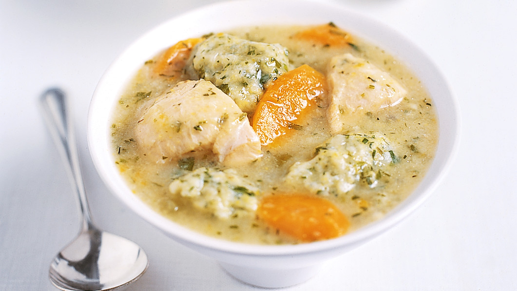 Chicken Soup with Parsley Dumplings