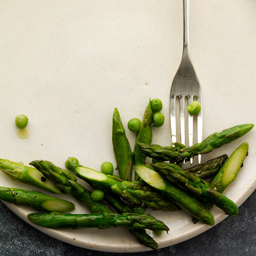 Sauteed Asparagus and Peas