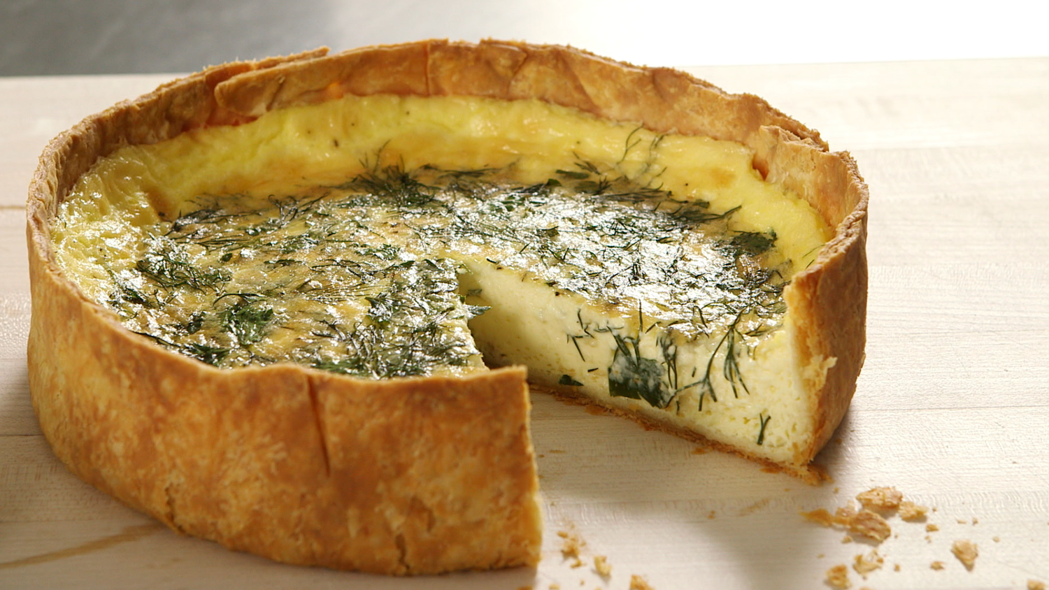 Video Fresh Herb Quiche Martha Stewart