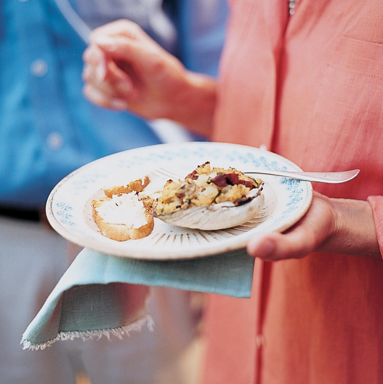 Crostini with SaltCod Brandade