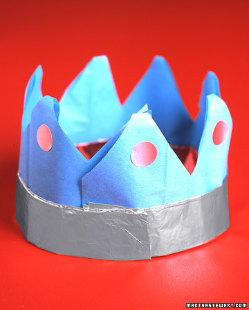 Foil-and-Paper Crowns | Martha Stewart