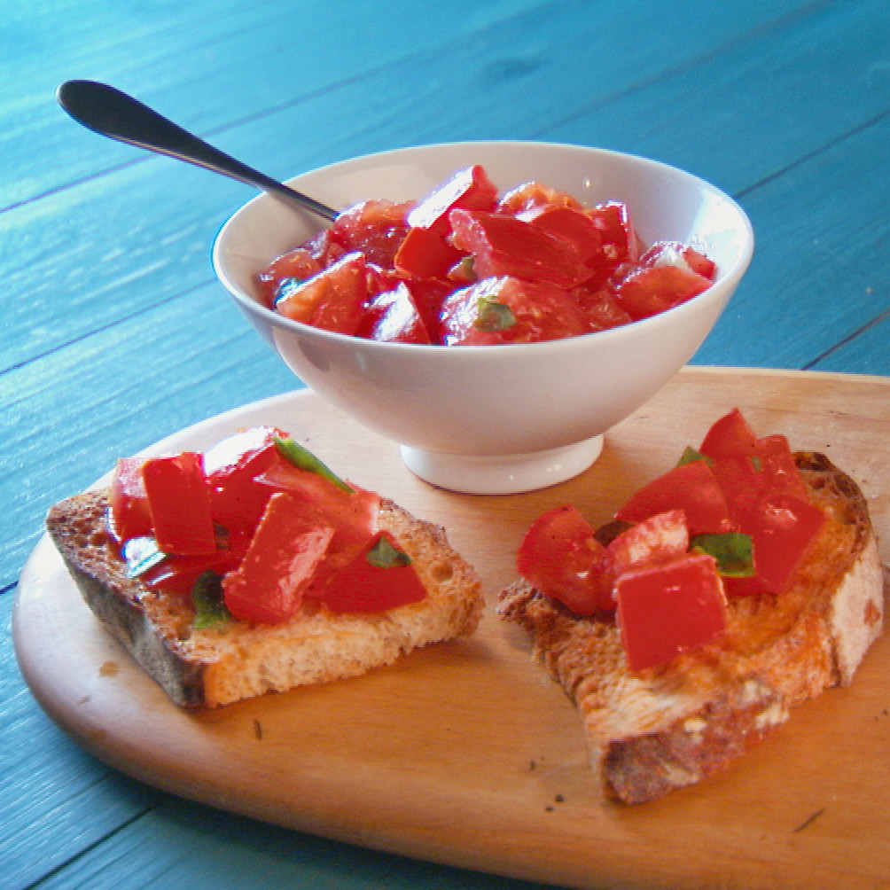Bruschetta Pomodoro Recipe & Video Martha Stewart