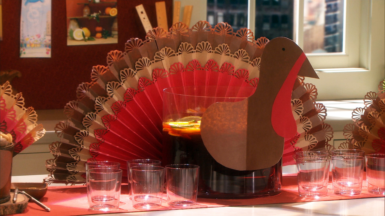 Image result for paper turkey centerpiece