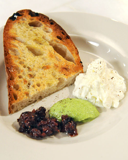 Burrata with Broccoli Rabe Pesto and FigOnion Jam Recipe & Video