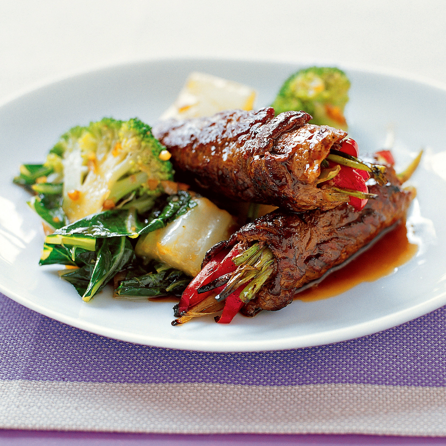 Beef and Scallion Rolls Beef and Scallion Rolls