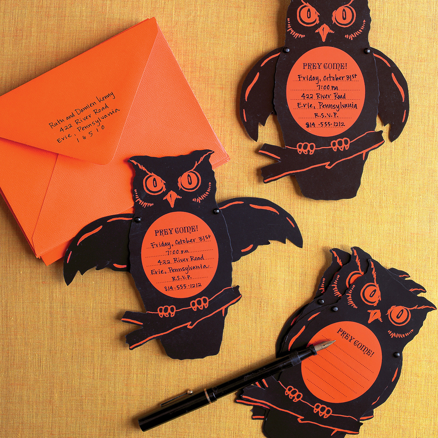 Handmade Halloween Invitations and Cards | Martha Stewart