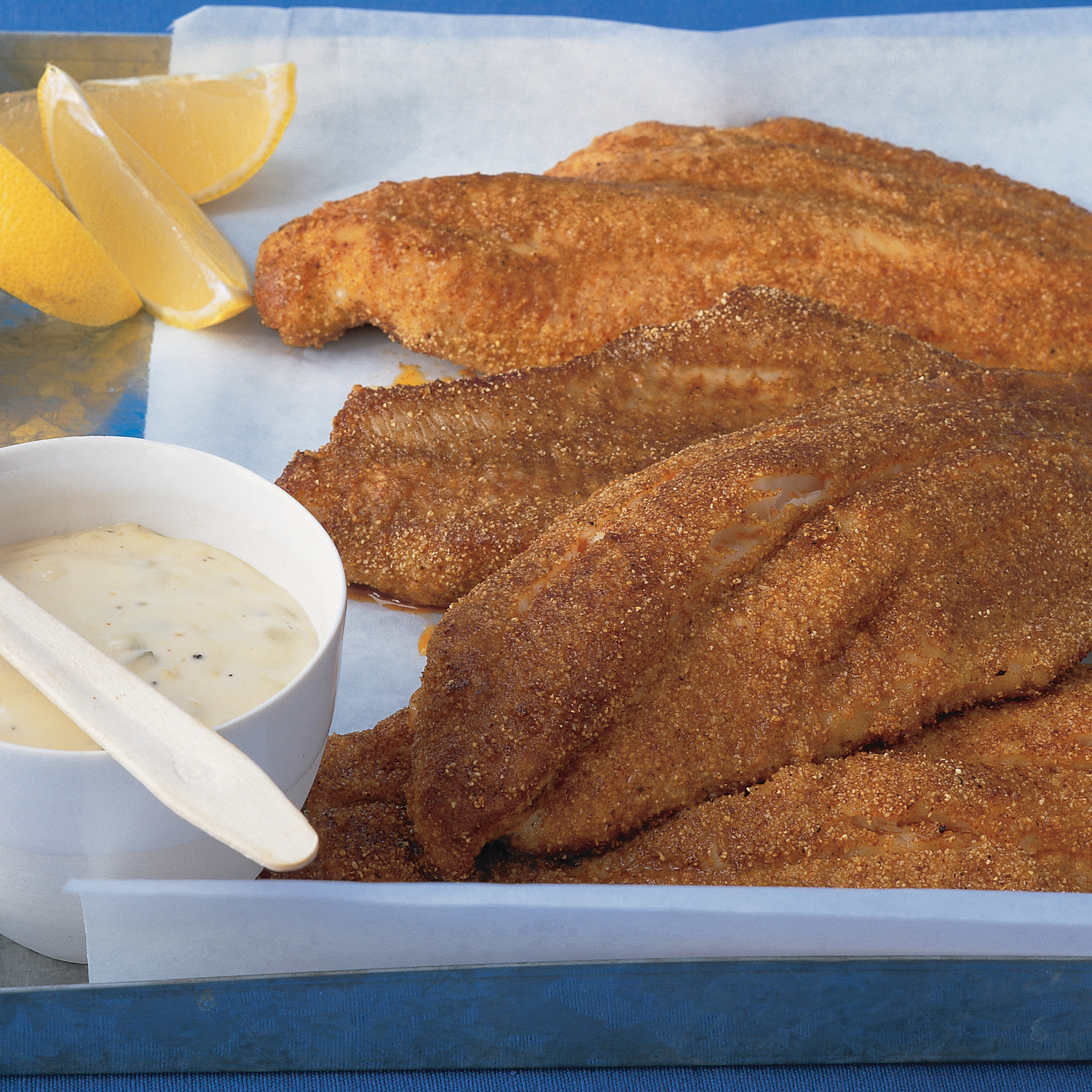 Spicy CornmealCrusted Catfish