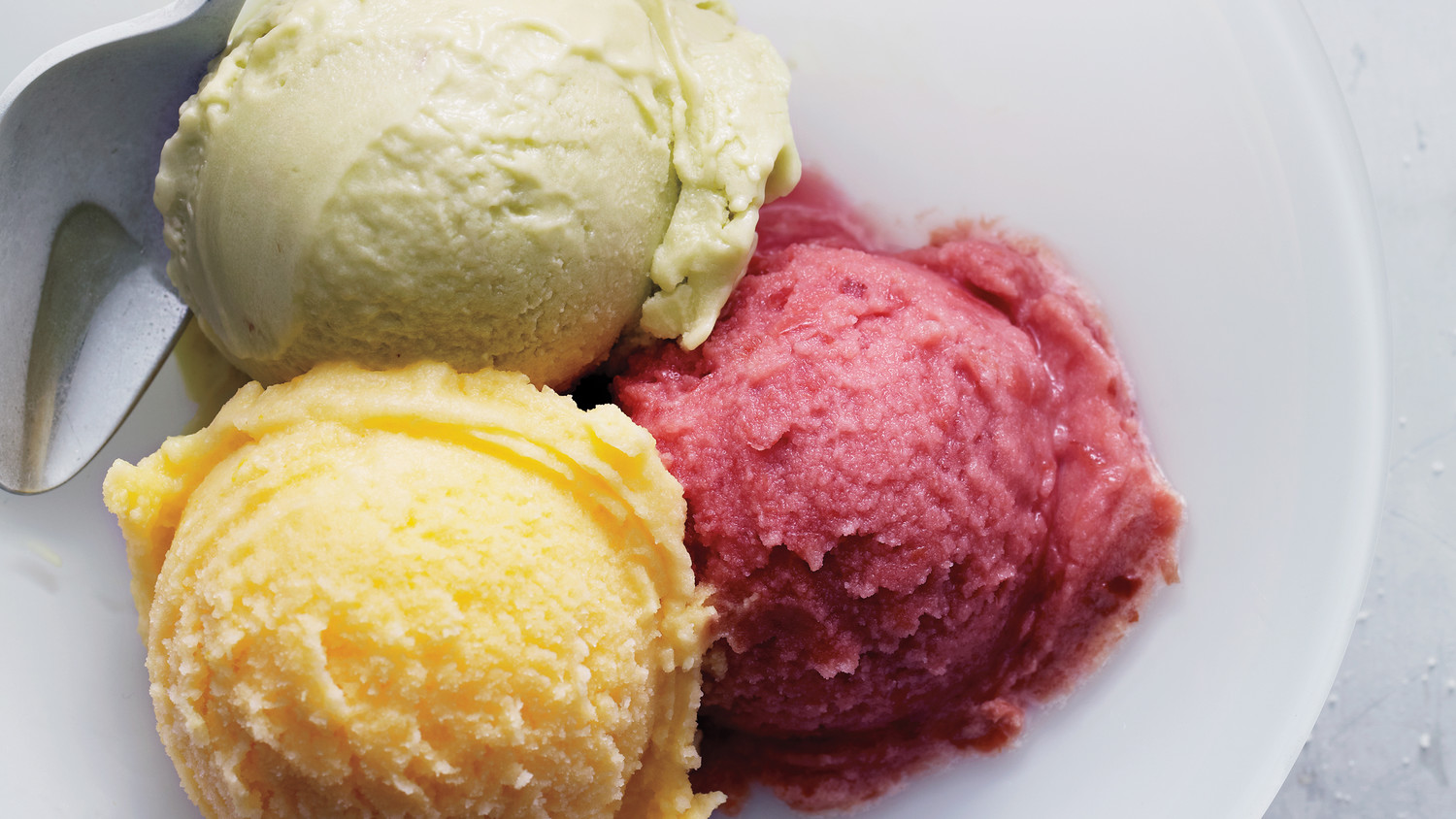 Cantaloupe, Tarragon, and Vodka Sherbet