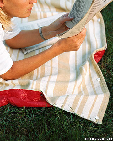 Waterproofing A Blanket Martha Stewart - How To Make A Waterproof Picnic Rug Waterproofing A Blanket Martha Stewart - How To Make A Waterproof Picnic Rug