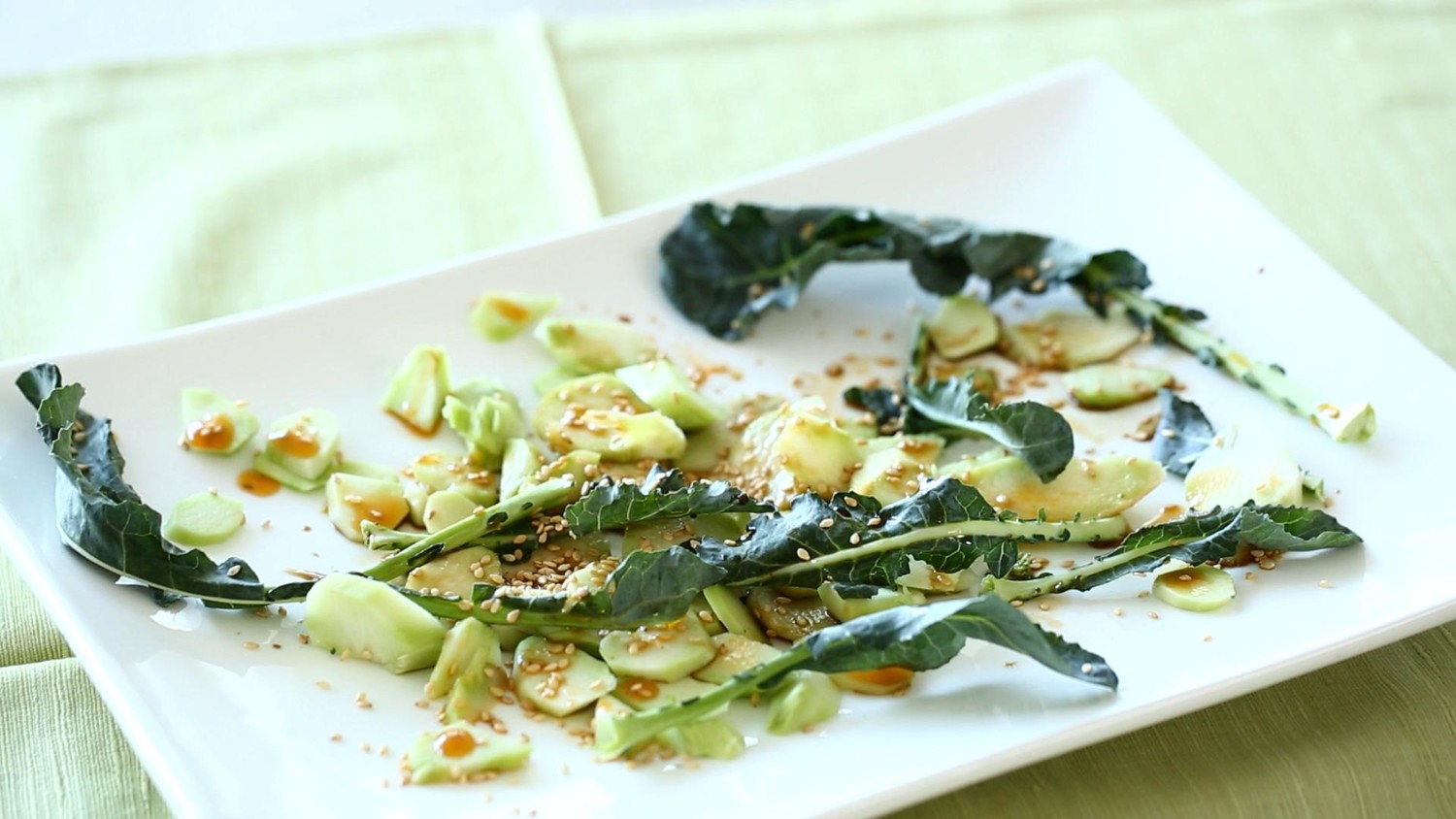 Video Broccoli Stalk Salad Martha Stewart