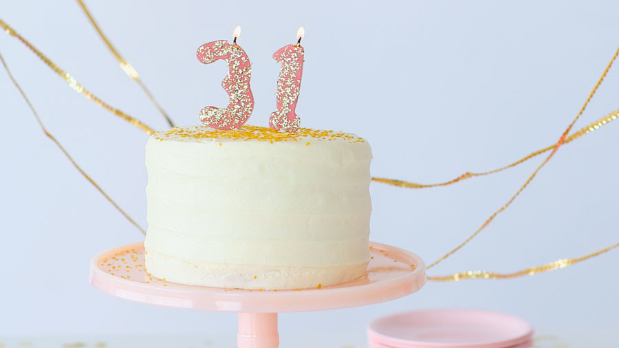 Video DIY Birthday Candles Martha Stewart