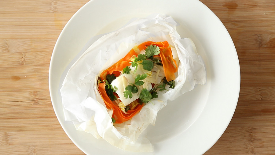 Video Halibut in Parchment Martha Stewart