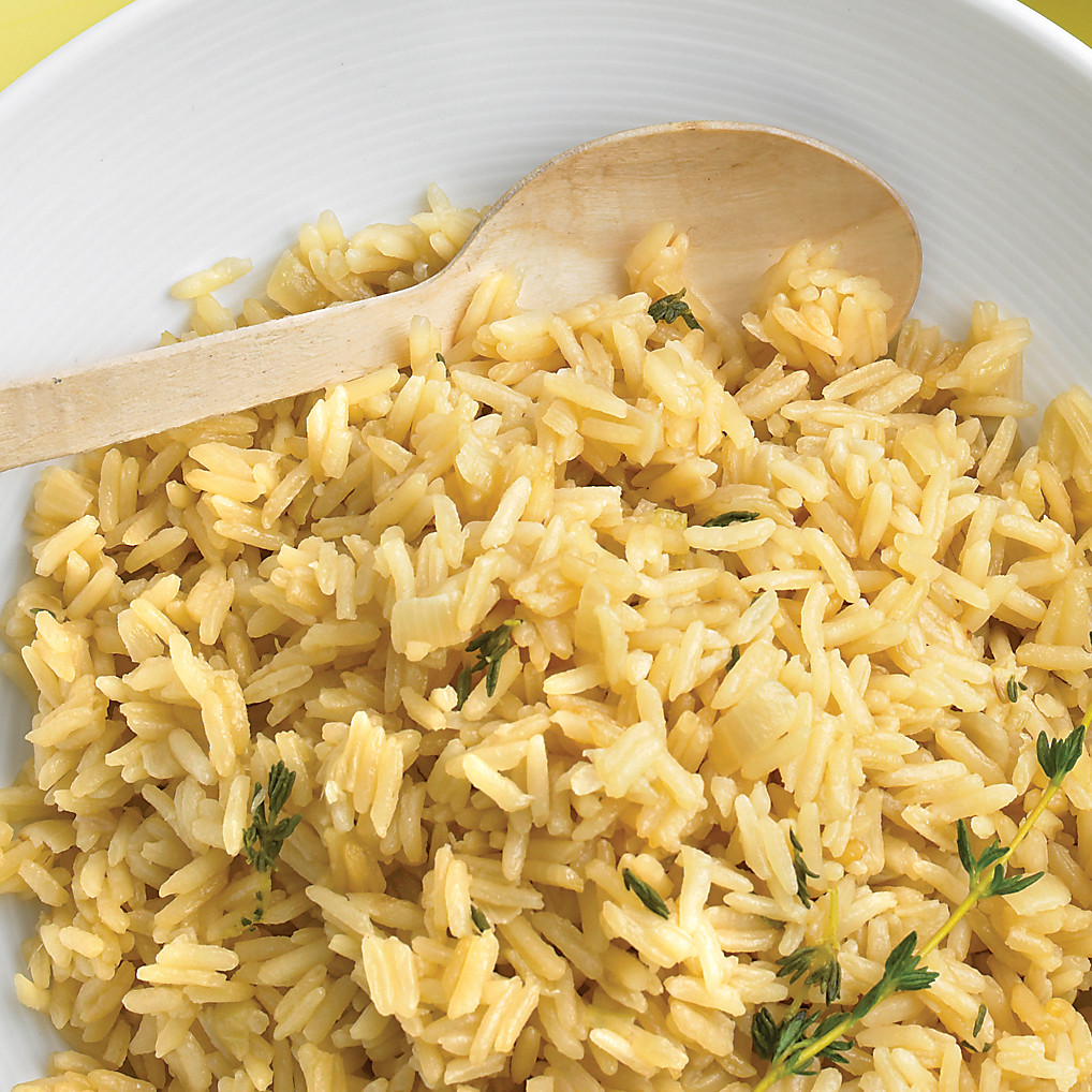 Rice Pilaf with Thyme Recipe | Martha Stewart