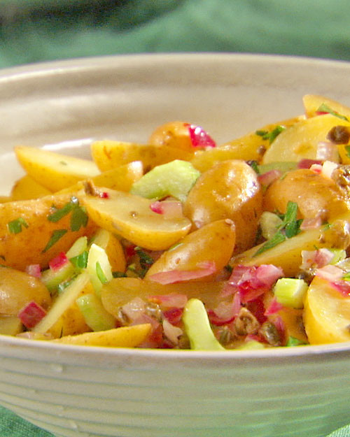 Warm Fingerling Potato Salad Recipe & Video | Martha Stewart
