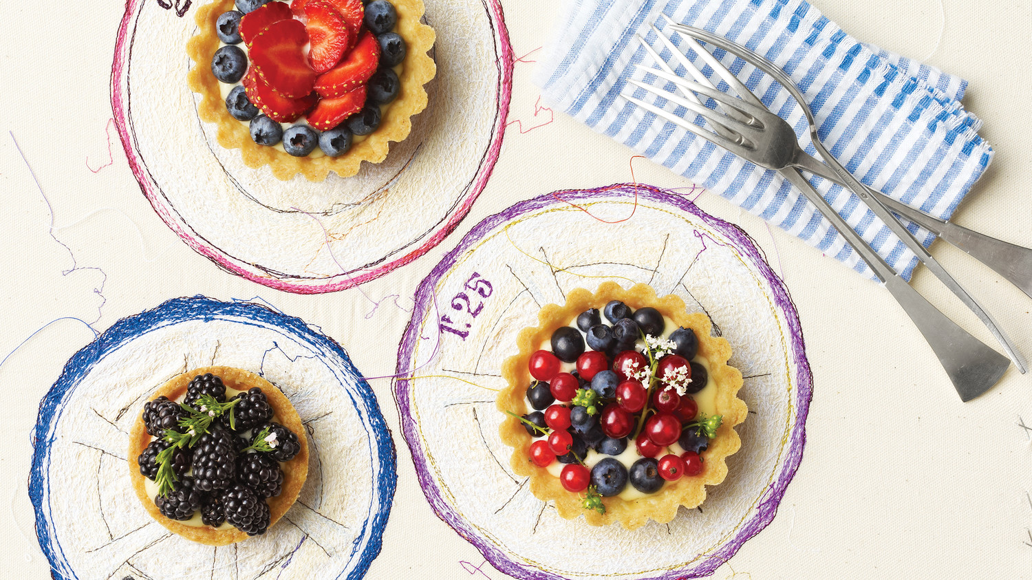 Berries and Cream Tartlets