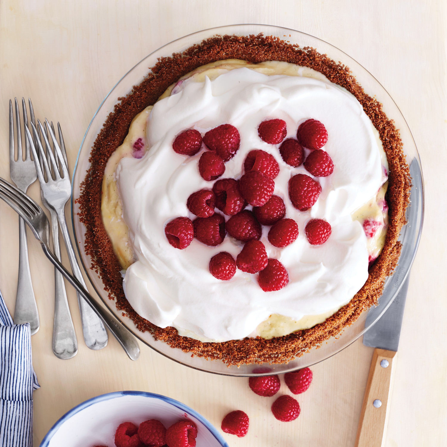 raspberry cream pie