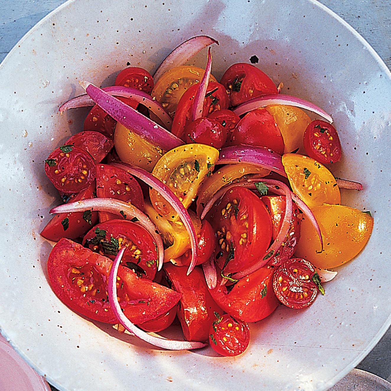 Tomato and Red Onion Salad