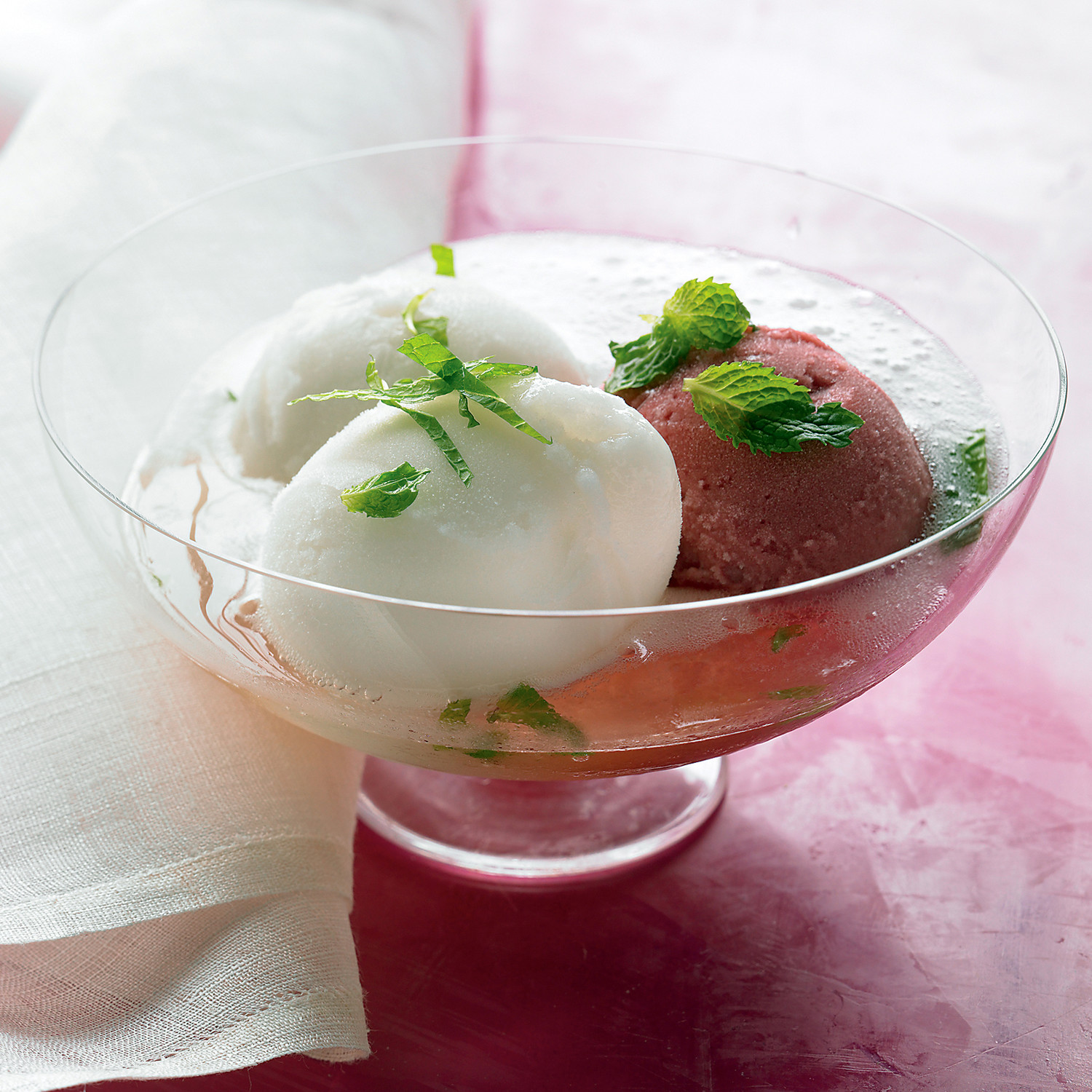 Sparkling Sorbet Floats