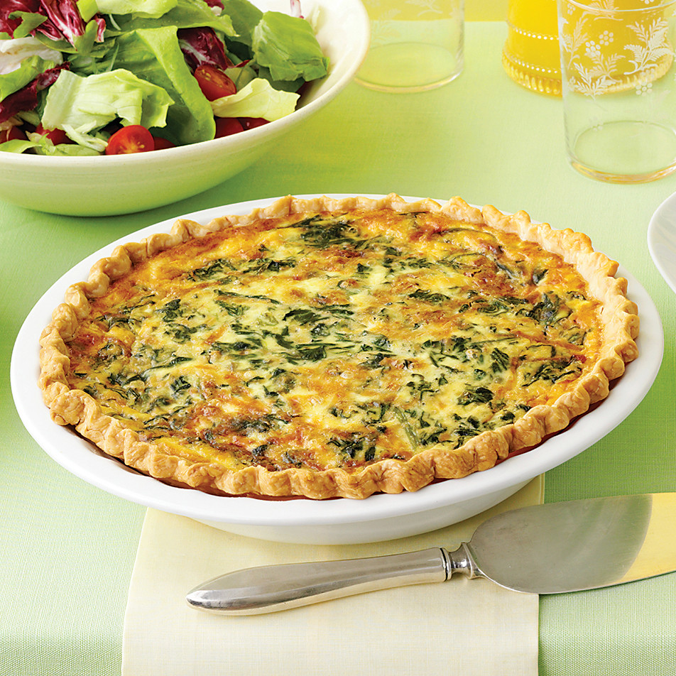 Spinach and Gruyere Quiches Recipe | Martha Stewart