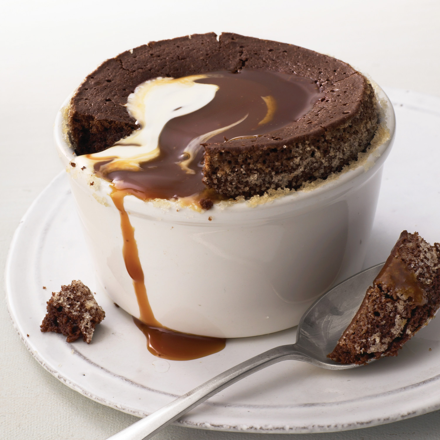 Warm Chocolate Pudding Cakes With Caramel Sauce   Med104889 1009 Des011 Sq 