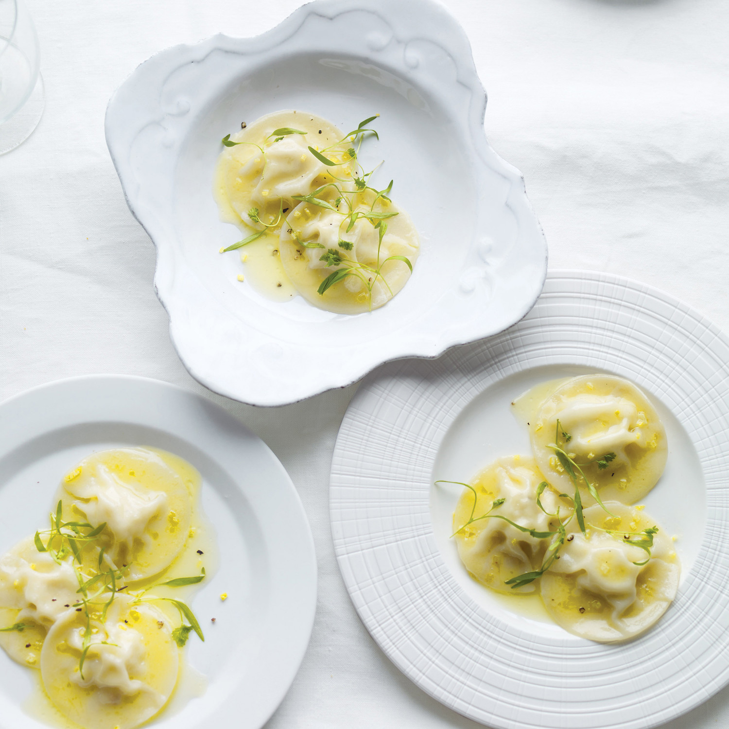 Crab Ravioli with Lemon Butter Recipe Martha Stewart