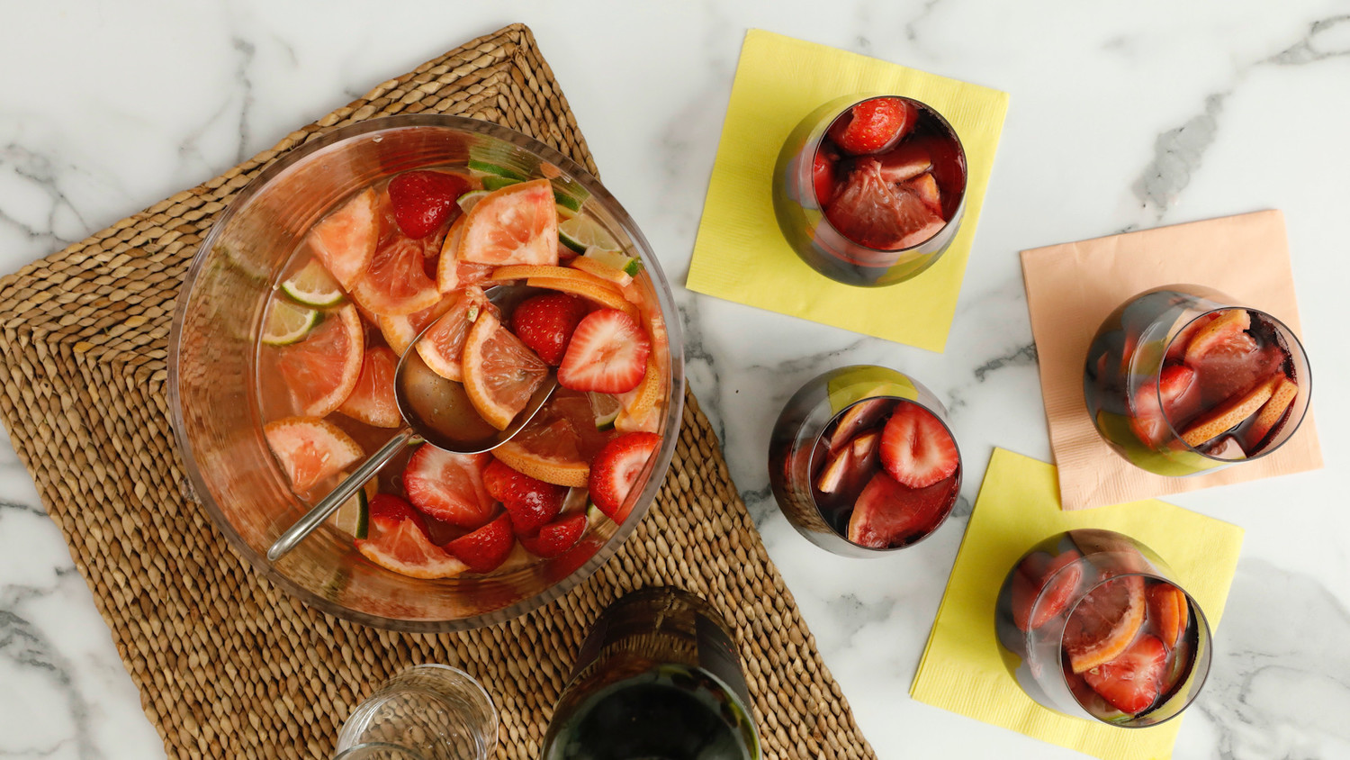 Video Watch Boozy Red Sangria Martha Stewart