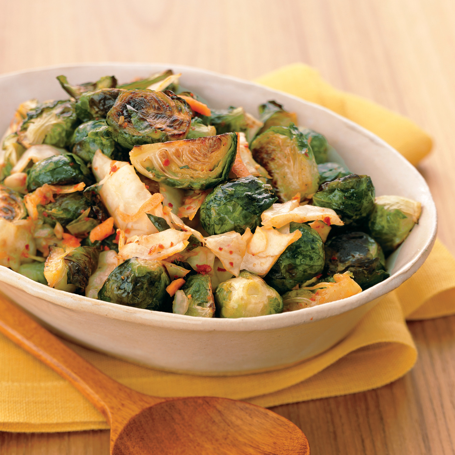 Spicy Roasted Brussels Sprouts