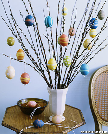 Easter Eggs by the Dozen: Egg Tree | Martha Stewart