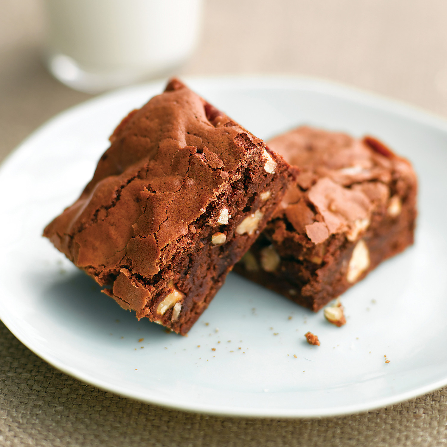 Steampunk sunglasses: silver, blue semi-mirrored lenses & side shields Pecan Fudge Brownies