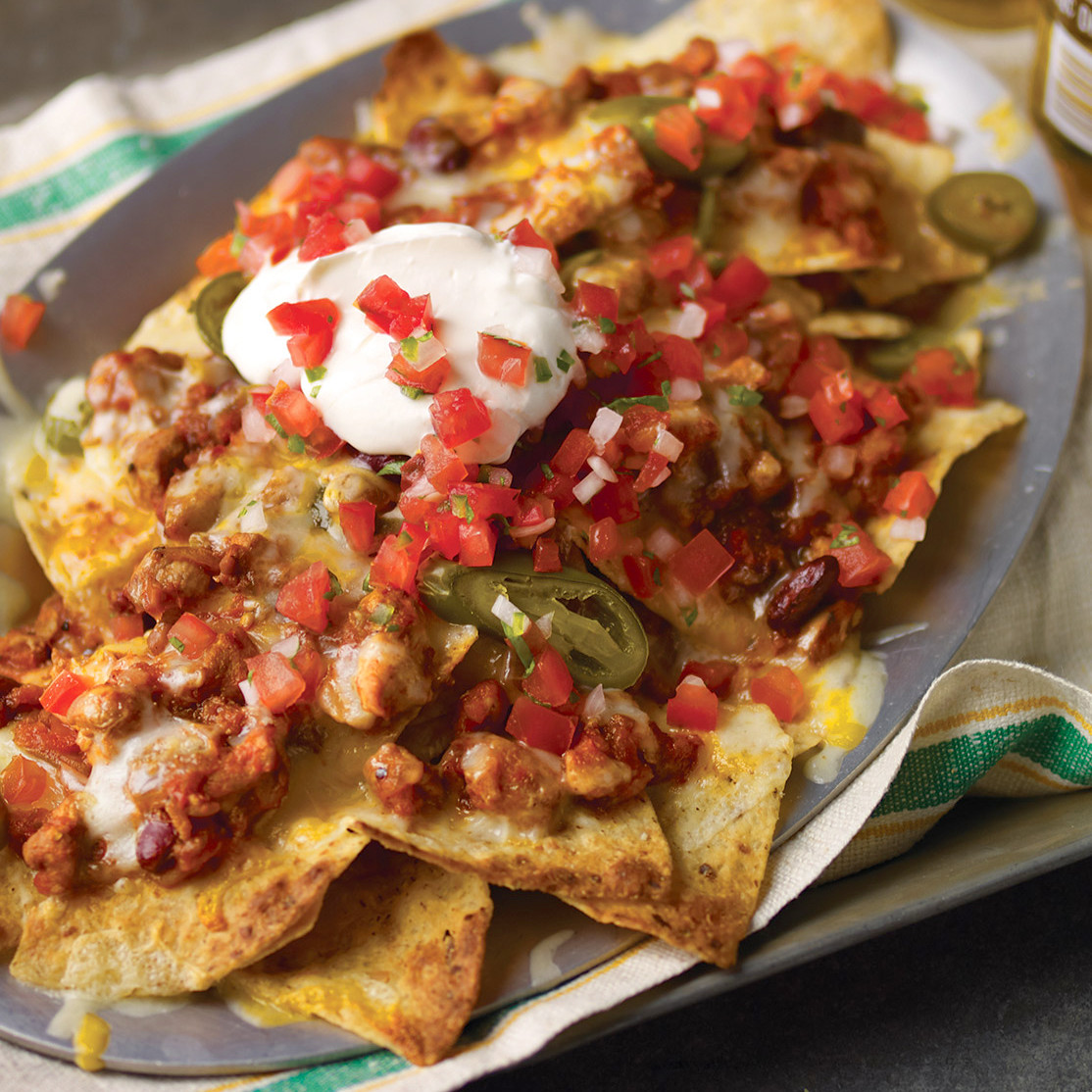 chicken chili nachos