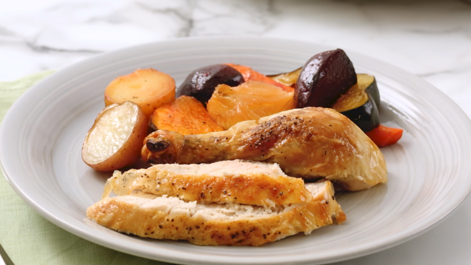 Video Watch Double Roast Chicken Martha Stewart