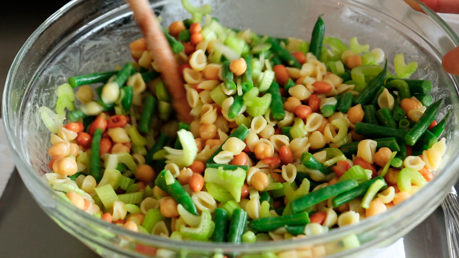 Video: Three-Bean Pasta Salad | Martha Stewart