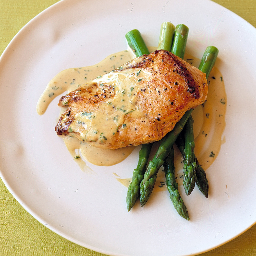 Sauteed Chicken in Mustard-Cream Sauce