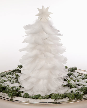 Feather Christmas Tree & Video Martha Stewart - Feather Christmas Tree & Video Martha Stewart
