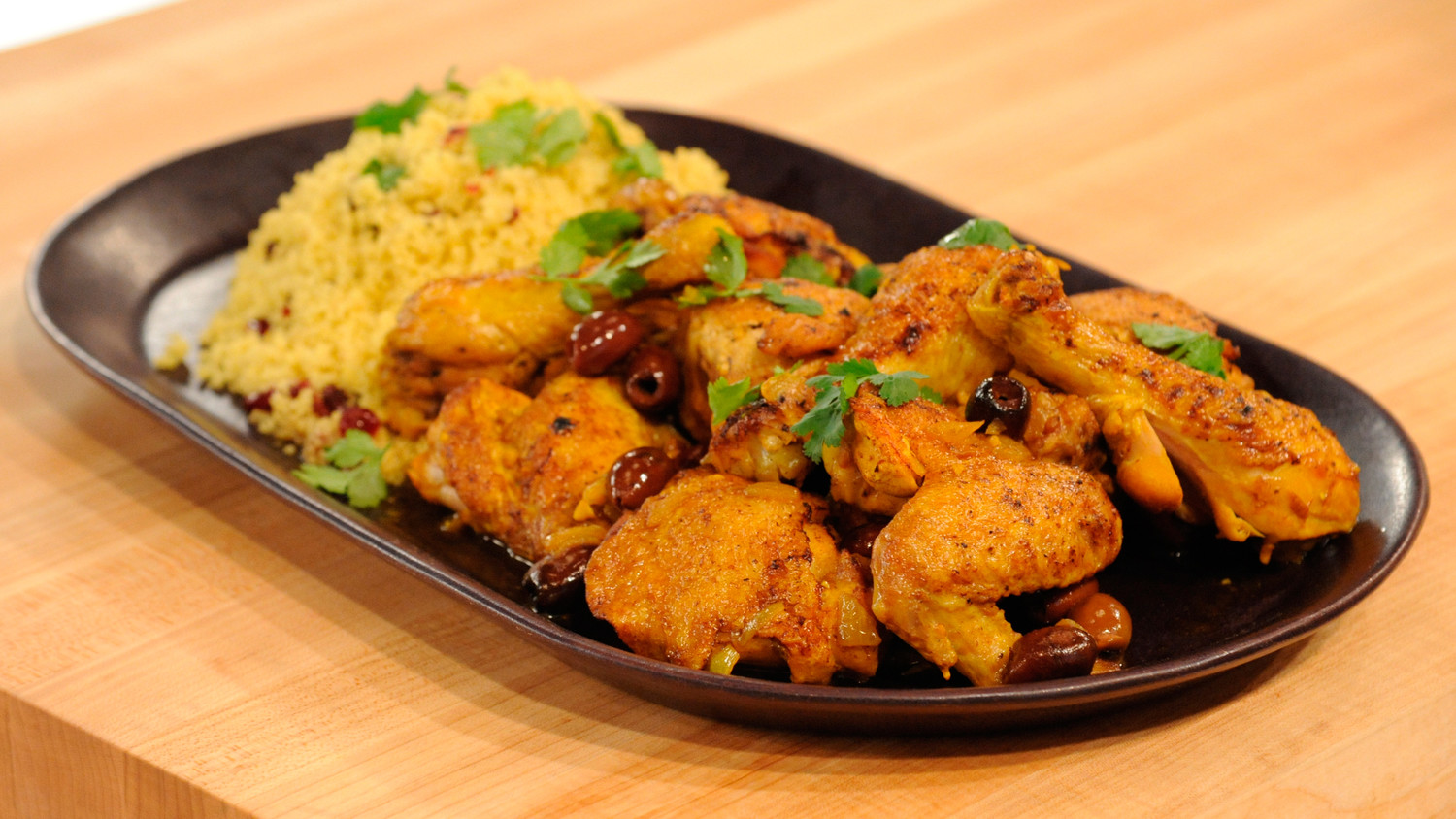 Moroccan Chicken Tagine with Cranberry-Curry Couscous ...