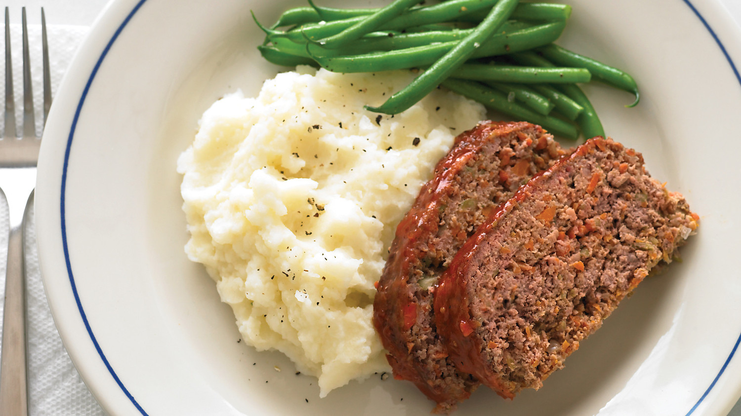 Meatloaf and Buttermilk Mashed Potatoes