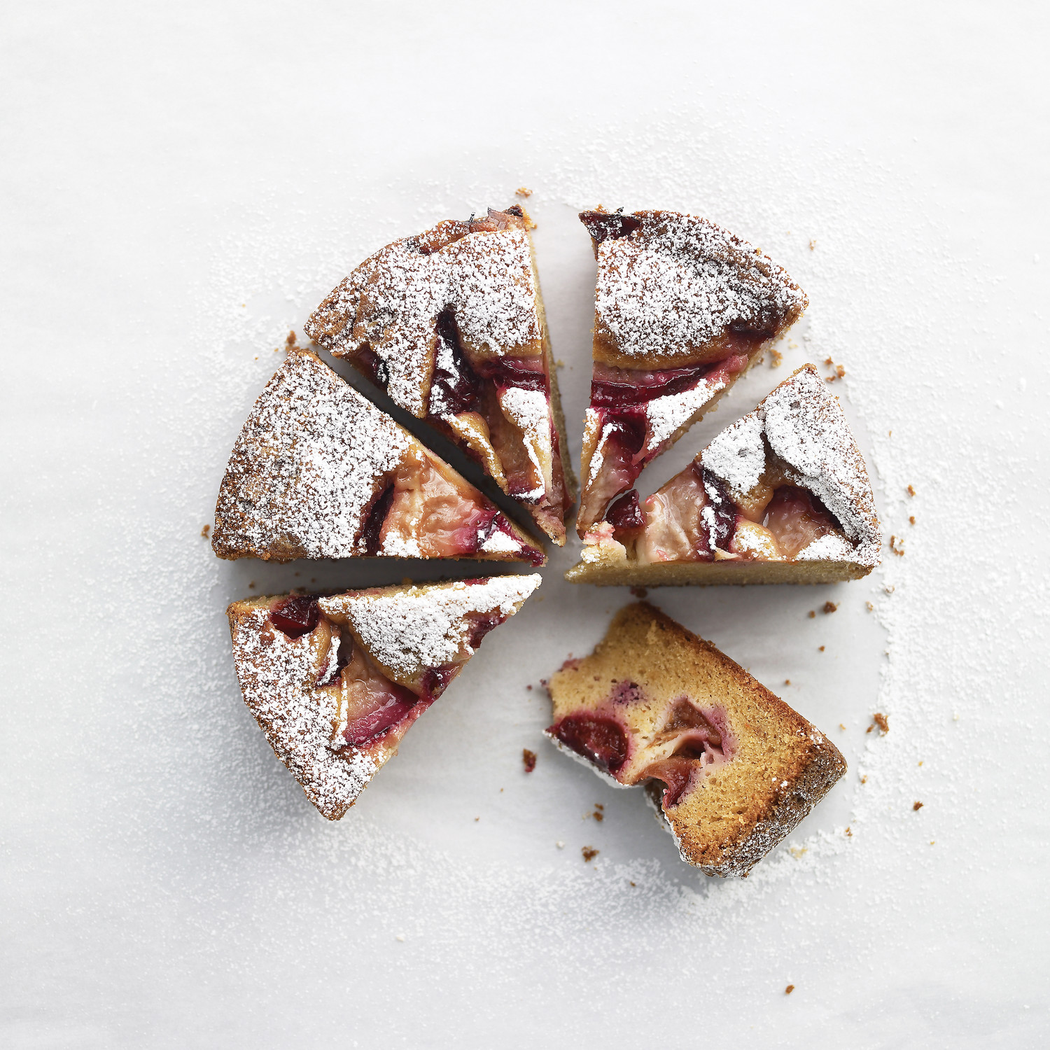 Open Face Plum Cake Open Face Plum Cake