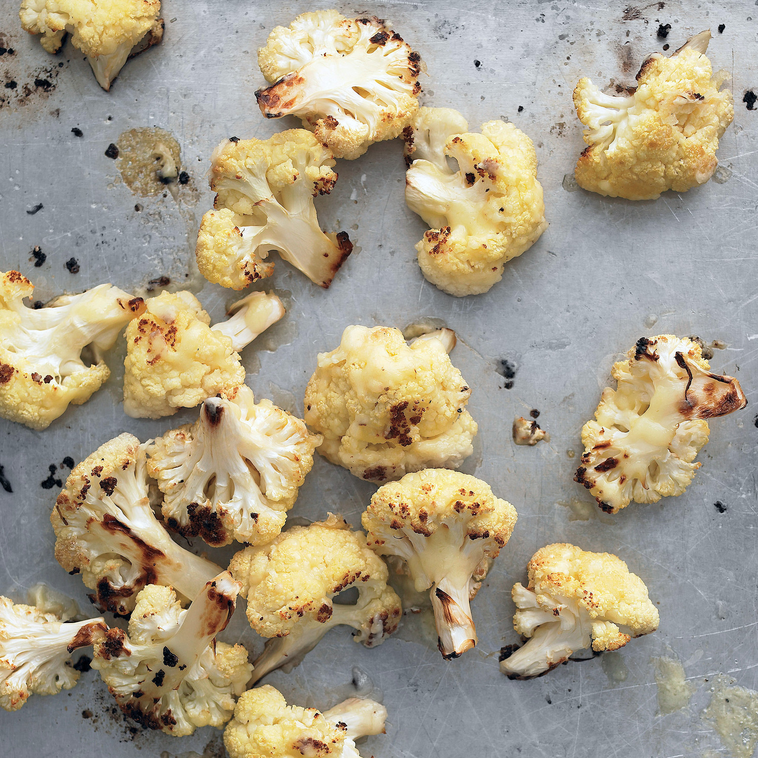 Roasted Cauliflower With Cheddar