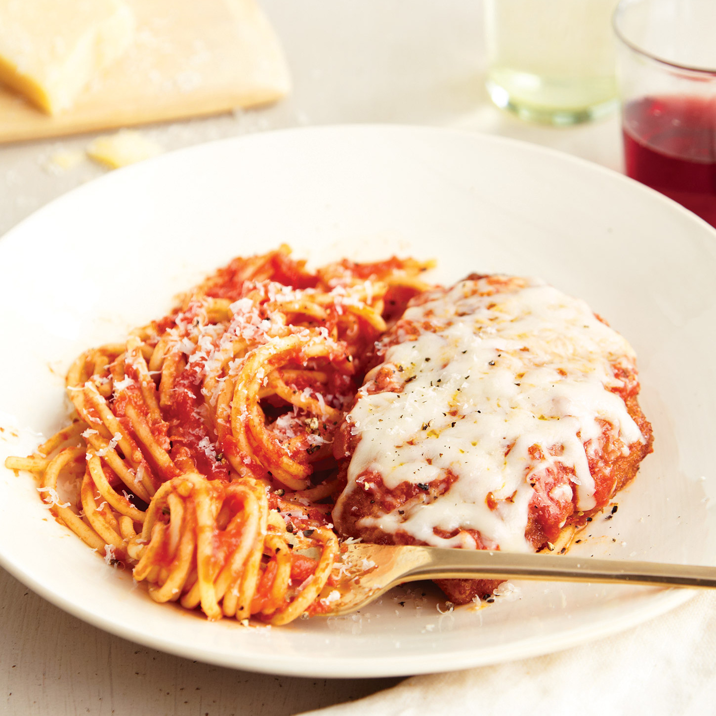 Chicken or Veal Parmigiana