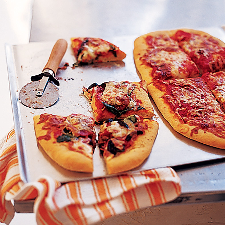 SalamiOlive Pizza Topping Recipe Martha Stewart