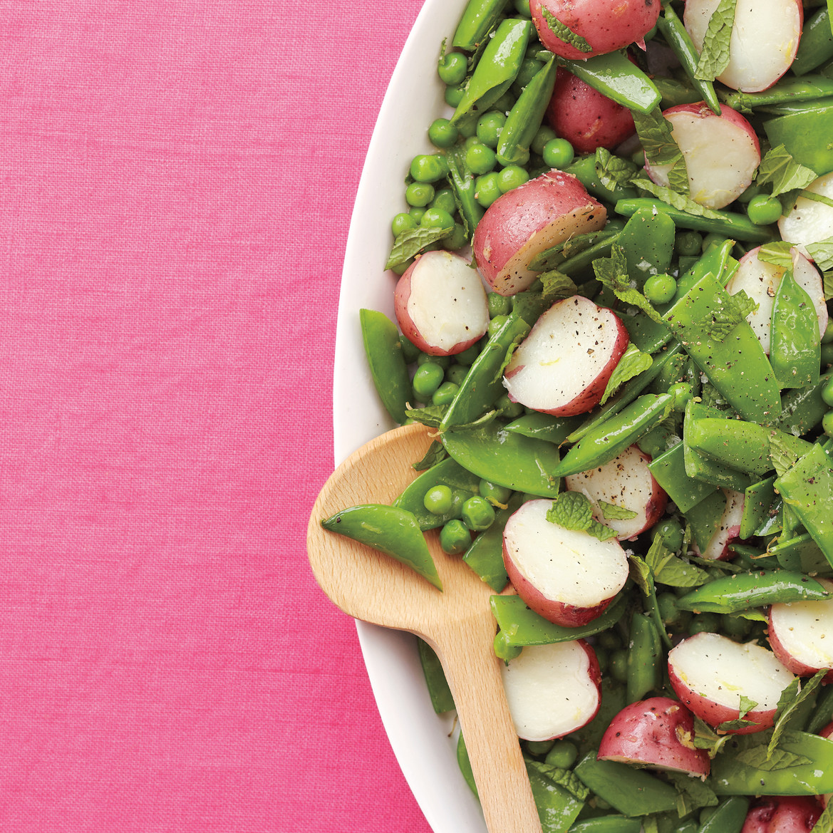 Peas and Potatoes with Mint