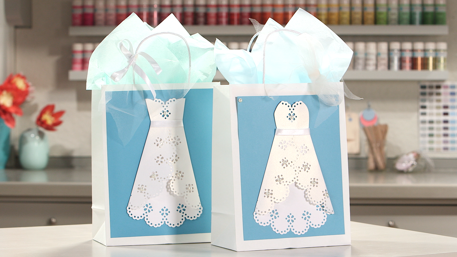 Video Wedding Dress Gift Bags Martha