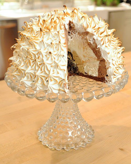 Swiss Meringue for Traditional Baked Alaska