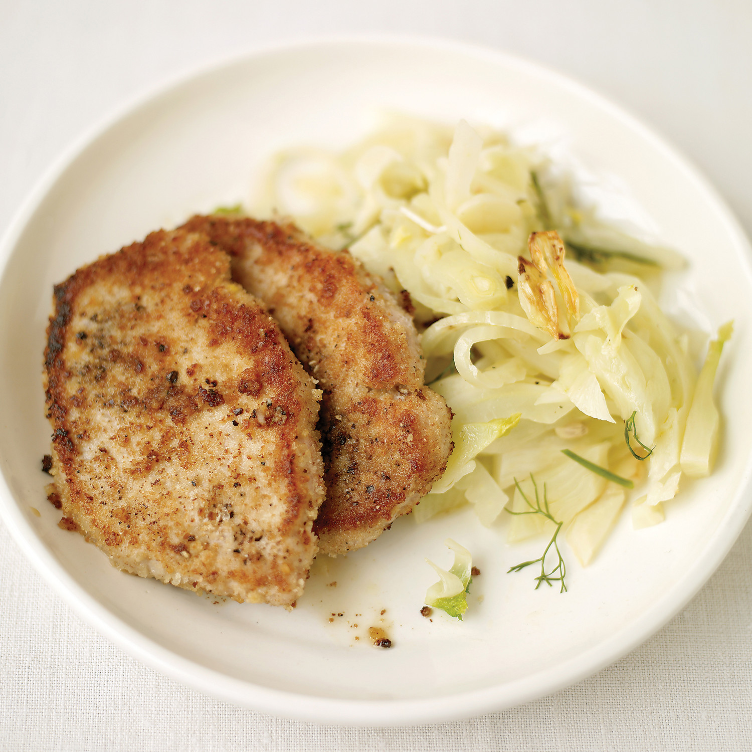 Pork Cutlets with Fennel