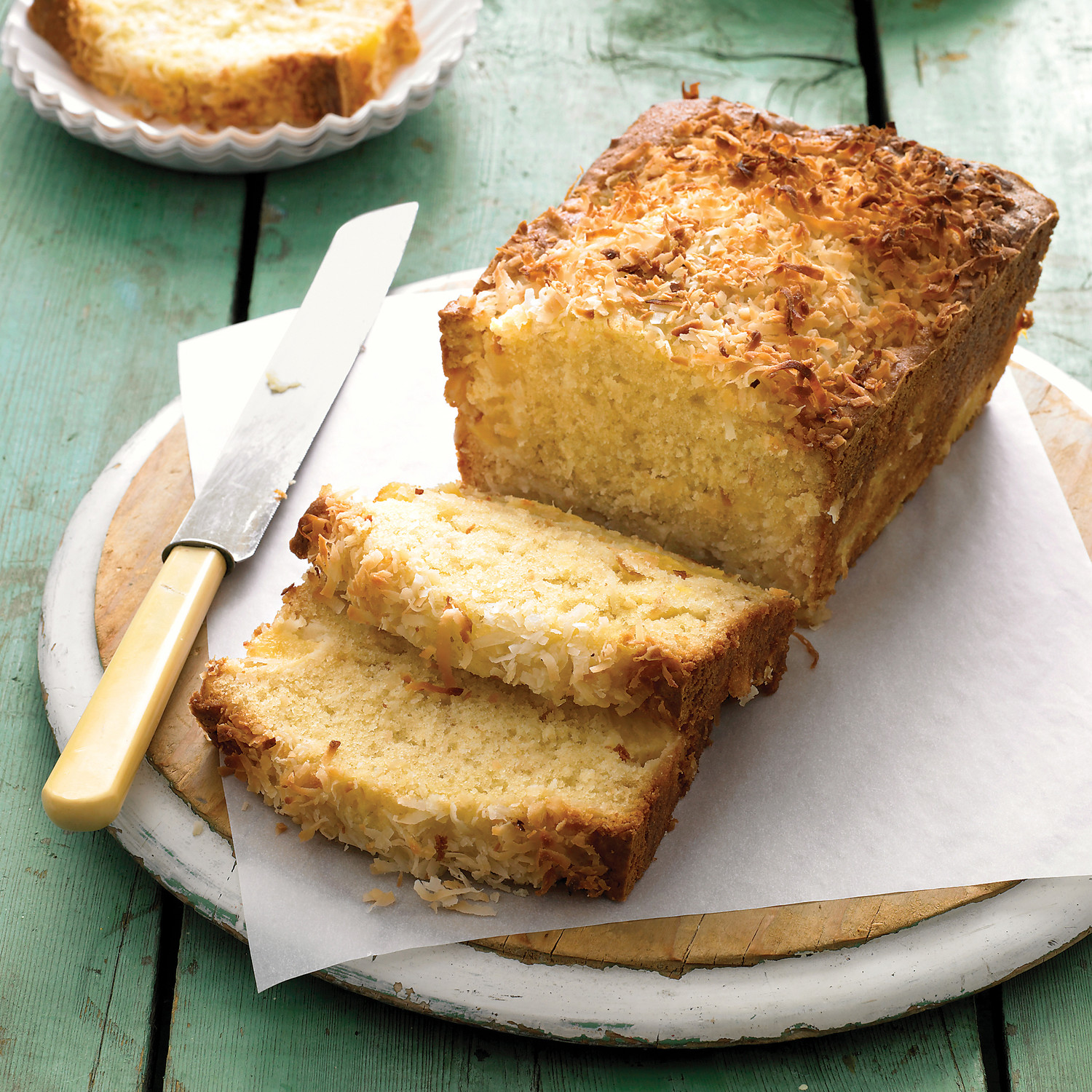 CoconutPineapple Loaf Cake