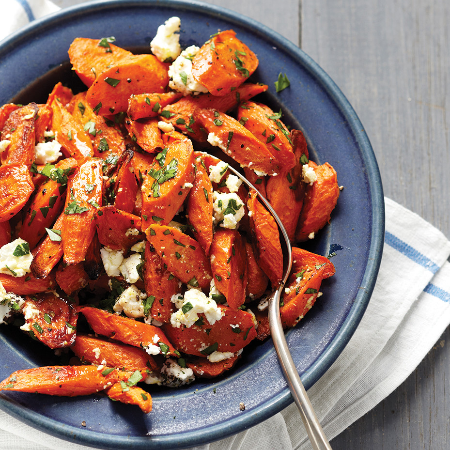 roasted-carrots-with-feta-and-parsley