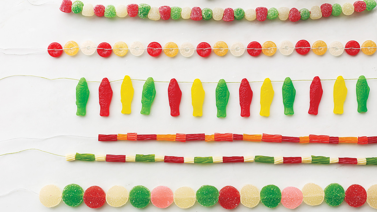 gumdrop christmas garlands martha stewart gumdrop christmas garland