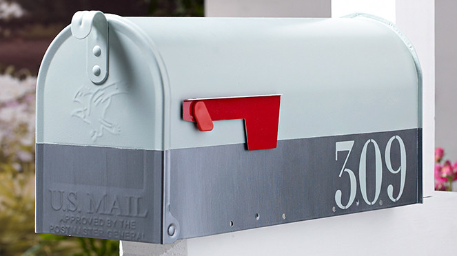 Custom Color-Blocked Mailbox | Martha Stewart